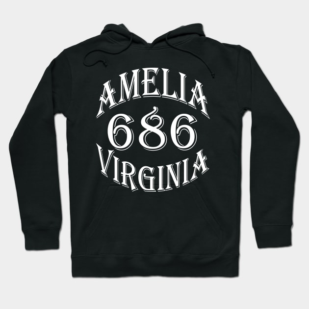 686 AMELIA VA (WHT) Hoodie by DodgertonSkillhause